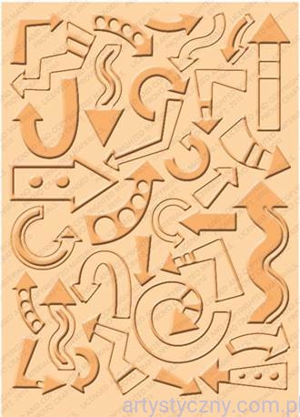 Folder Cuttlebug B6 - Boys will be Boys - Strzałki