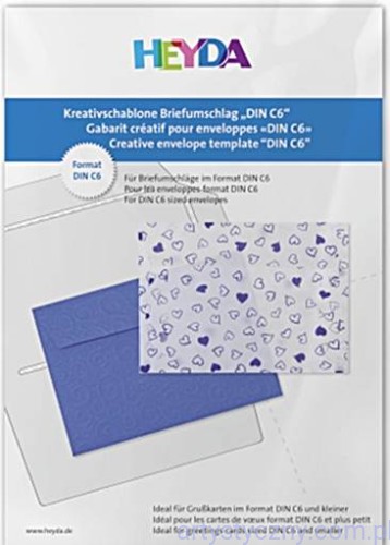 Szablon do Kopert C6 - Craft Template 114x162mm