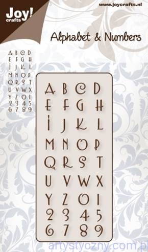 Wykrojnik Joy! Crafts - Alphabet and Numbers - Alfabet 6002/0140