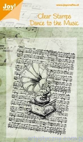 Stempel Akrylowy Joy - Dance to the Music - Gramofon 6410/0064