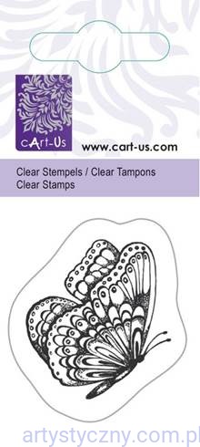 Stempel Akrylowy, Flying Butterfy, Motylek 1058