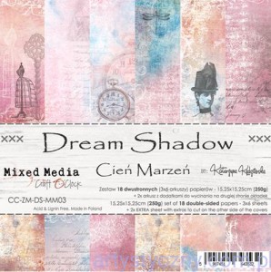 Zestaw papierów do scrapbookingu Craft o'Clock - Dream Shadow - 15x15cm