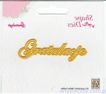 Wykrojniki Nellie - Gratulacje - SD069