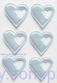 Duże Serca na kotyliony ~ Błękitne 10 sztuk