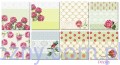 Papiery do Scrapbookingu 15x15cm, Piwonie 8 ark