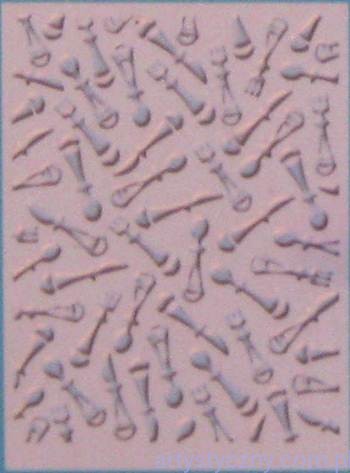 Folder Cuttlebug A6 - Retro Kitchen - Noże Widelce Łyżki