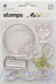 Basic Grey Cappella Forever Bitsy Clear Stamps - Stemple Akrylowe 5szt
