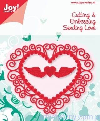Wykrojniki Joy (2 szt) - Heart Wings - Serce Skrzydła 6002/0382