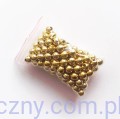 Perły Perełki Koraliki Kulki 6mm - Złote - 100 sztuk
