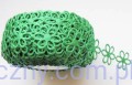 Aplikacje Ażurki 2cm Ażurowe kwiatki ~ 50 szt ~ ZIELONE