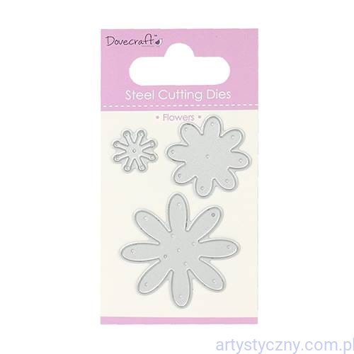 Wykrojniki Dovecraft (3szt) - Flowers Kwiatki 015