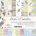 Zestaw papierów do scrapbookingu Craft o'Clock - Mom's Garden - 15x15 cm