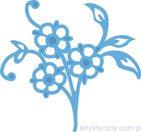 Wykrojnik Creatables - Tiny's Flowers - Gałązka z Kwiatami - LR0251