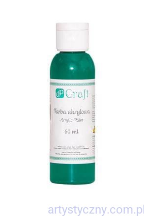 Farba Akrylowa 60ml -  DARK GREEN - Zielona