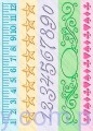 Cuttlebug Embossing Folders - 5x Measure by Measure - Lamówki