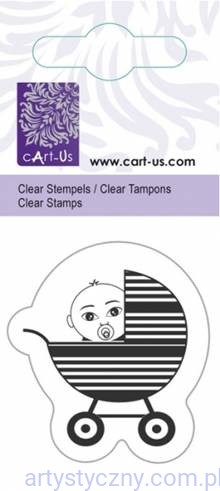 Stempel Akrylowy ~ Wózek i Niemowlę 2048