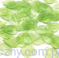 Koraliki Akrylowe Zawieszki - Zielone Listki Liście - 20szt