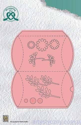 Wykrojniki Nellie (10szt) Box Large - Koperta Gałązki Kwiaty - WPD005