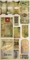 Zestaw dodatków - Junk Journal, Faded Memories,  15x30cm CC-JJ-MM05
