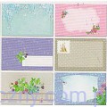 Papiery Ozdobne Dream Land,  Toppers 12ark, 7,5x12cm