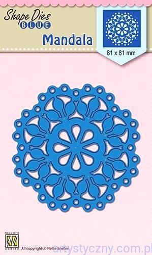 Wykrojnik Nellie - Mandala - wycina w kartce SDB015
