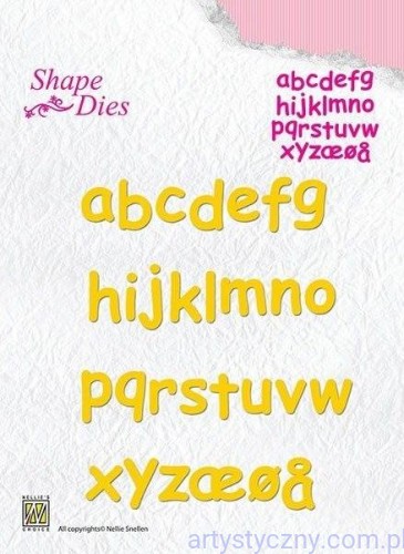 Wykrojniki Nellie - Alphabet - Alfabet Litery - SD079