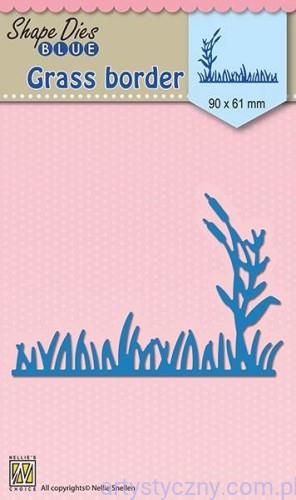 Wykrojnik Nellie - Grass Border - Trawa  SDB021
