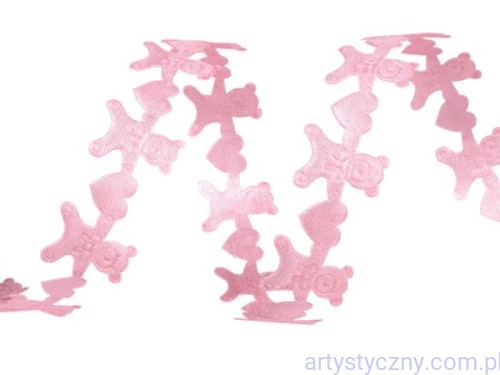 Aplikacje na Taśmie Różowe Misie ~ 22 metry