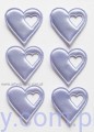 Duże Serca na kotyliony ~ Liliowe 10 sztuk