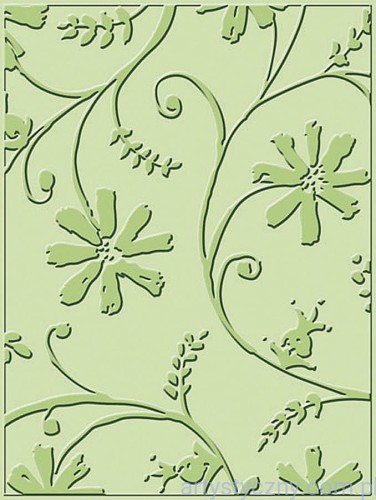 Folder Cuttlebug - Stylized Flowers - Kwiatowe Tło