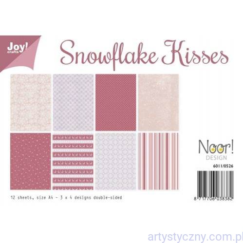 Zestaw papierów do scrapbookingu Joy! Crafts - Snowflake Kisses - 12xA4 - 6011/0526