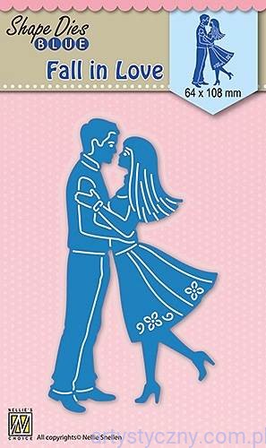 Wykrojnik Nellie - Fell in Love - Zakochana Para SDB031