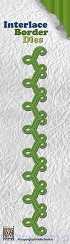 Wykrojnik Nellie - Interlace Border - Lamówka Przeplatanka ILD001
