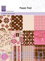 Papier do scrapbookingu - Sweet - 15x15cm - 24 ark