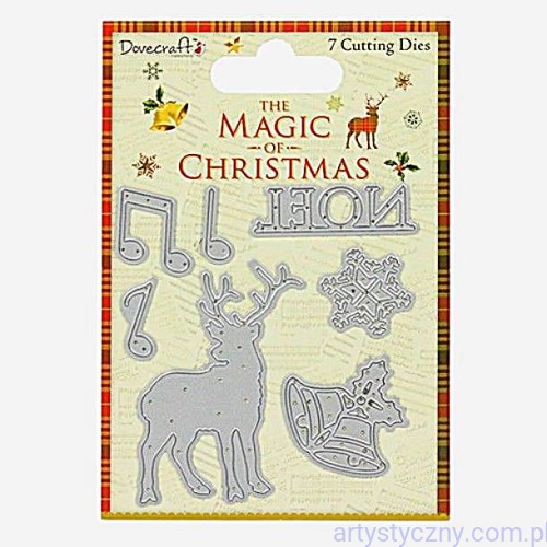 Wykrojniki Dovecraft (7szt) - The Magic of Christmas Steel Cutting Dies set