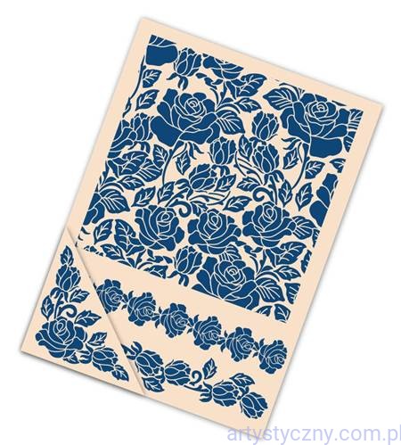 Foldery Tattered Lace - Floral 4 szt Róże Różyczki  TTL/EF042/D
