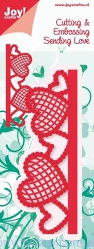 Wykrojnik Joy! Crafts - Heart Border - Lamówka Serduszka 6002/0252
