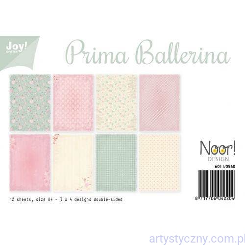 Zestaw papierów do scrapbookingu Joy! Crafts - Prima Ballerina - 12xA4 - 6011/0560