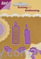 Wykrojniki Joy! Crafts - 2 Świeczki 3 Listki 6002/0080