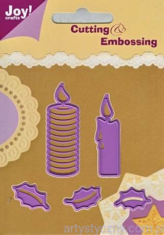 Wykrojniki Joy! Crafts - 2 Świeczki 3 Listki 6002/0080