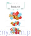 Guziki Kolorowe Mix - 45szt - Bliss