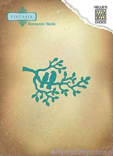 Wykrojniki Nellie - Vintasia - Romantic Branch - Ptaszki - vind039