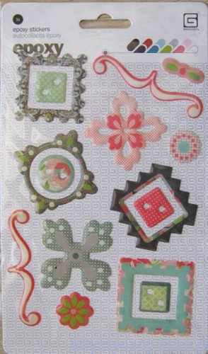 OLIVIA Epoxy Stickers by BasicGrey - Naklejki Epoksydowe 3D